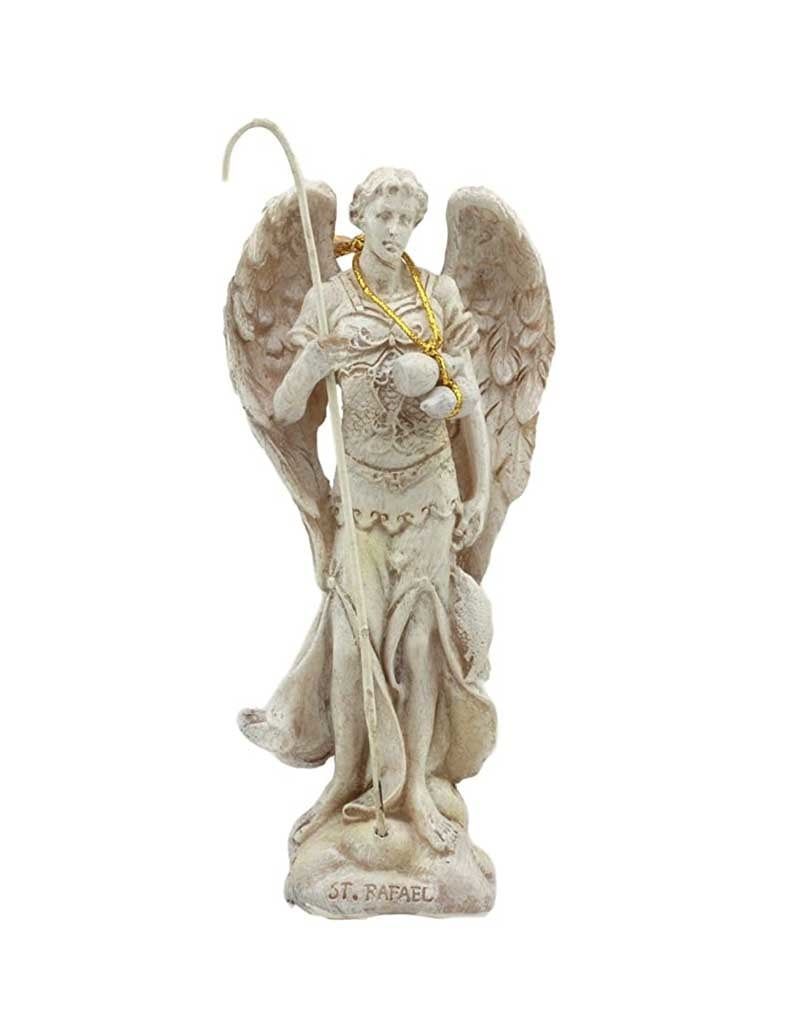 Archangel Raphael Statue 5&quot; - Ivory