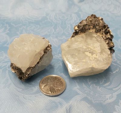 Blue Topaz &amp; Mica Raw $88