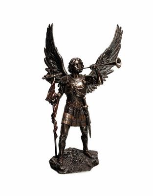 Archangel Gabriel with Trumpet  Statue - 3.5&quot;