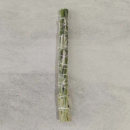 8&quot; Sweetgrass &amp; White Sage Stick  Locally Grown Organic