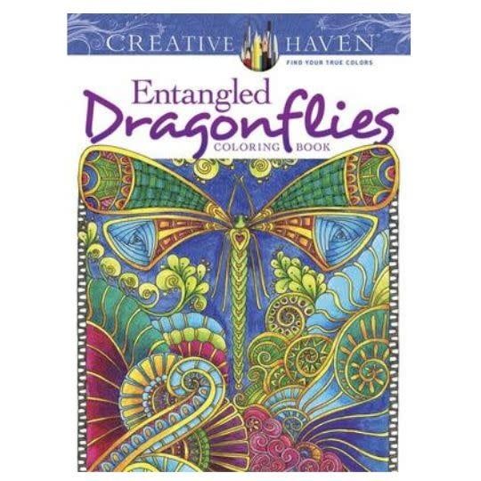 Entangled Dragonflies Coloring Book by Creative Haven