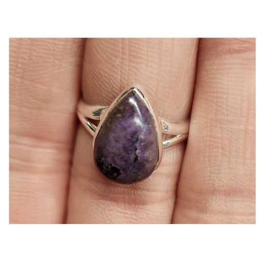 Sugilite Ring - Size 7 Sterling Silver