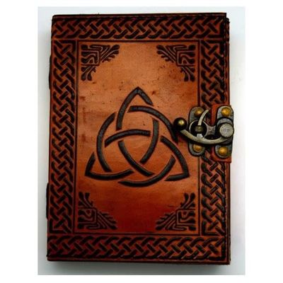 Triquetra Leather Journal 5&quot; x 7&quot;