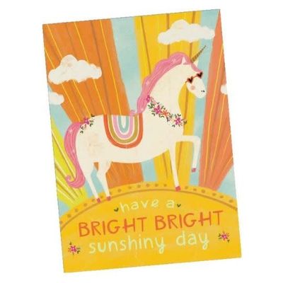 Bright Day Unicorn - Greeting Card