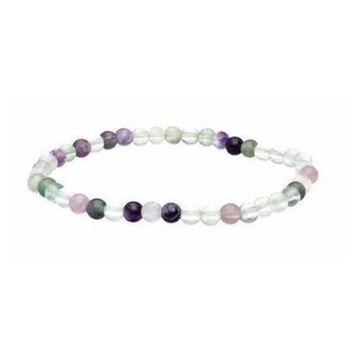 Fluorite 4mm Bracelet