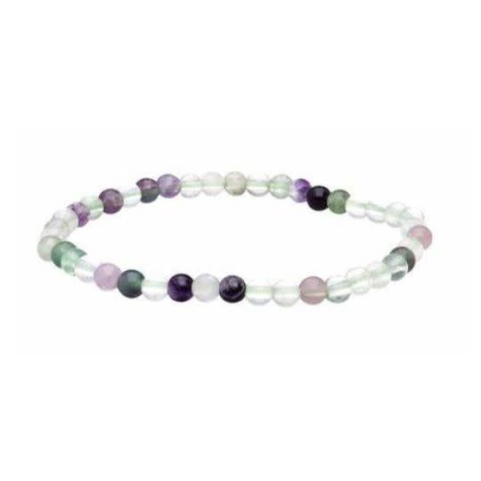 Fluorite 4mm Bracelet