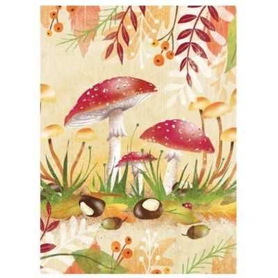 Mushroom Forest Greeting Card