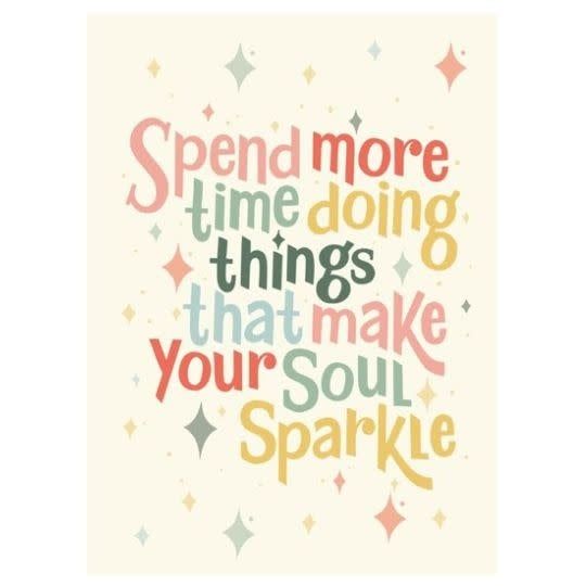 Soul Sparkle - Greeting Card