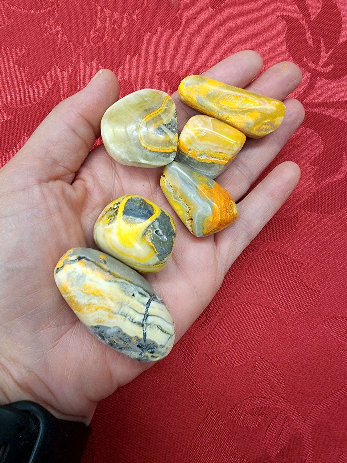 Bumblebee Jasper Tumbled