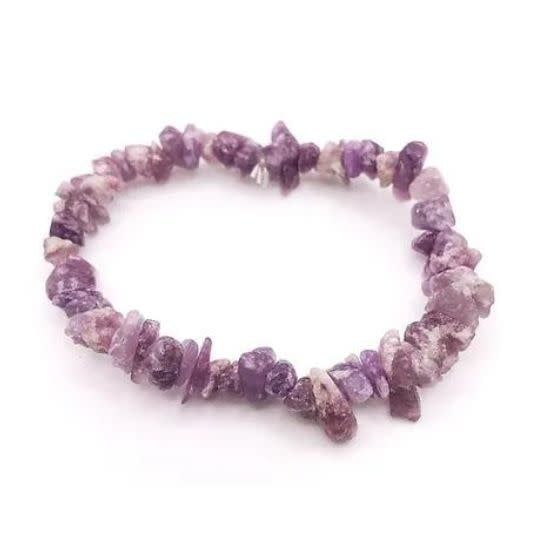 Lepidolite - Chip Bracelet