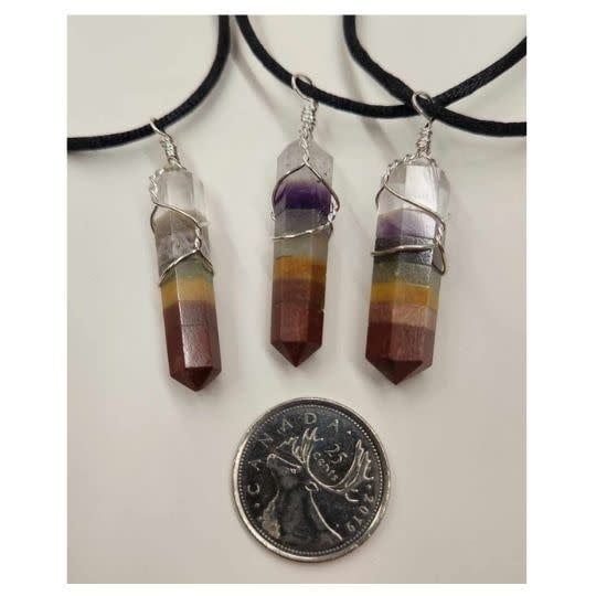Chakra Point Wrapped Necklace