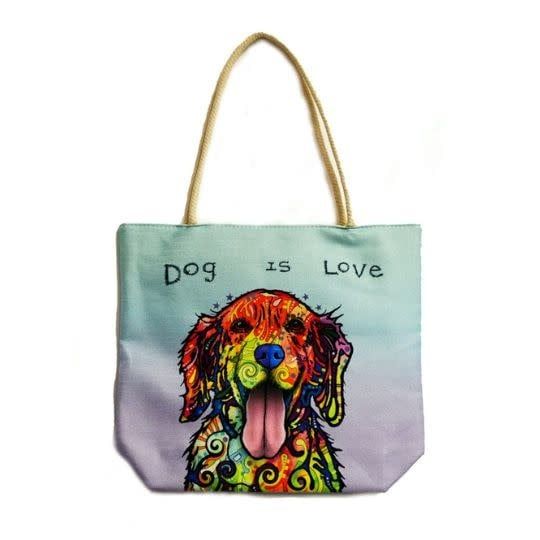 Dog is Love Tote Bag