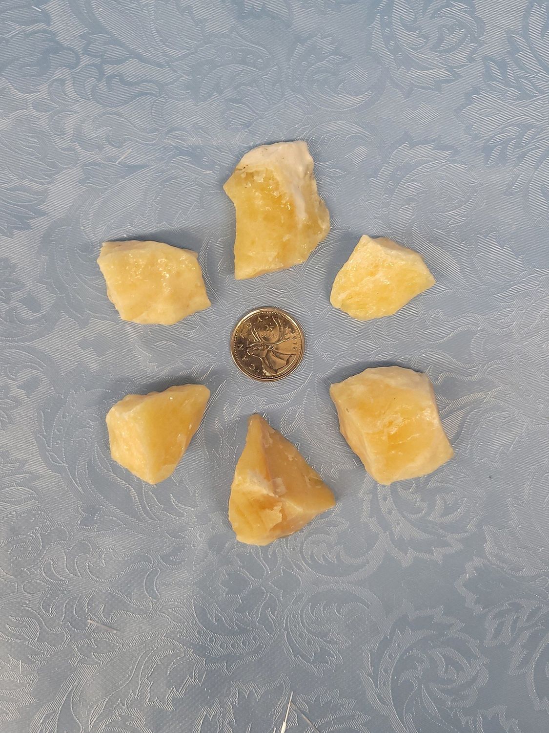 Orange  Calcite Raw $2