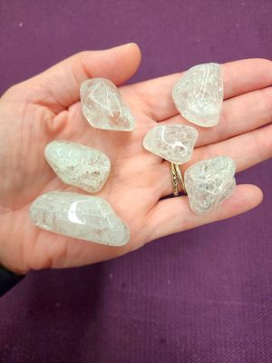 Fire &amp; Ice Quartz Tumbled $4