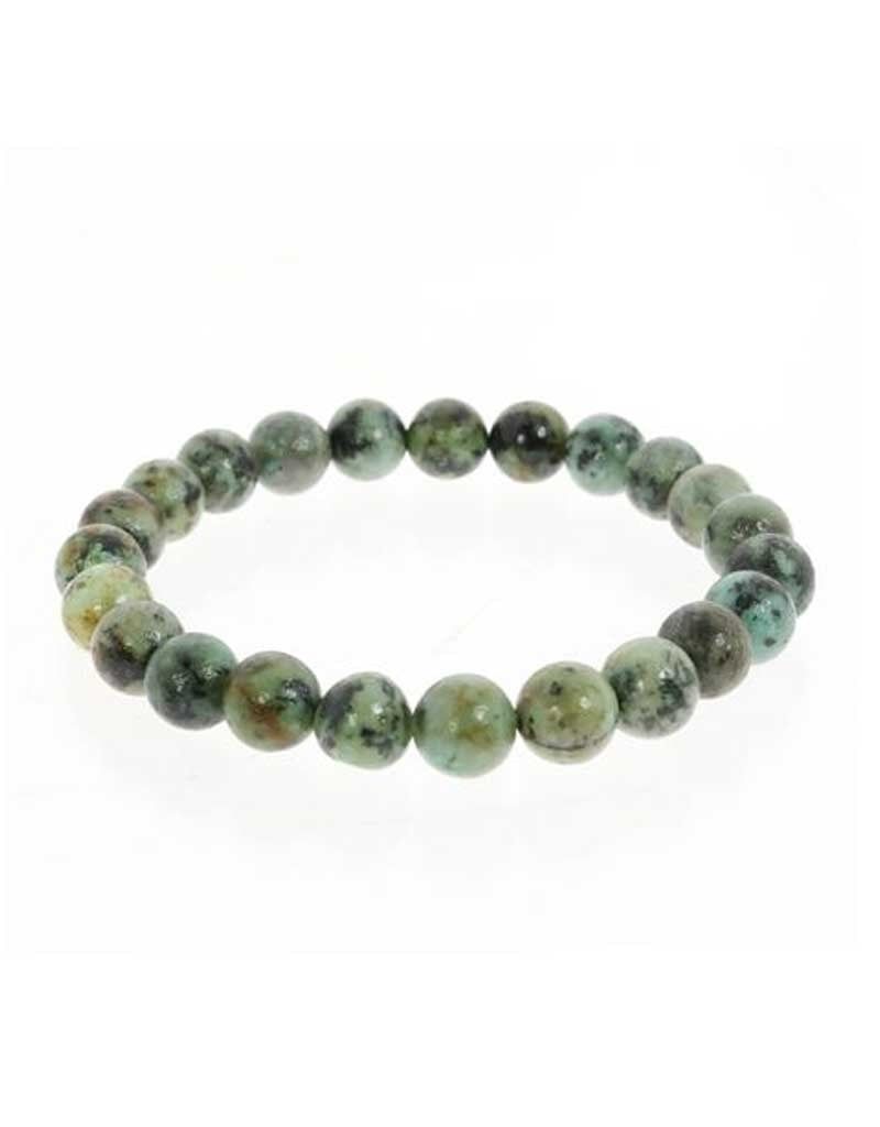 African Turquoise Bracelet 8mm