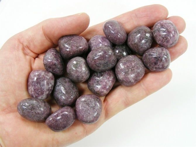 Lepidolite Tumbled