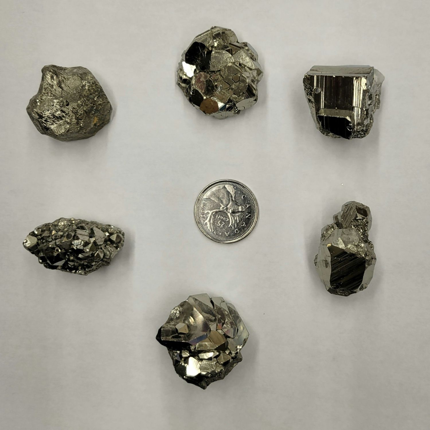 Pyrite Clusters