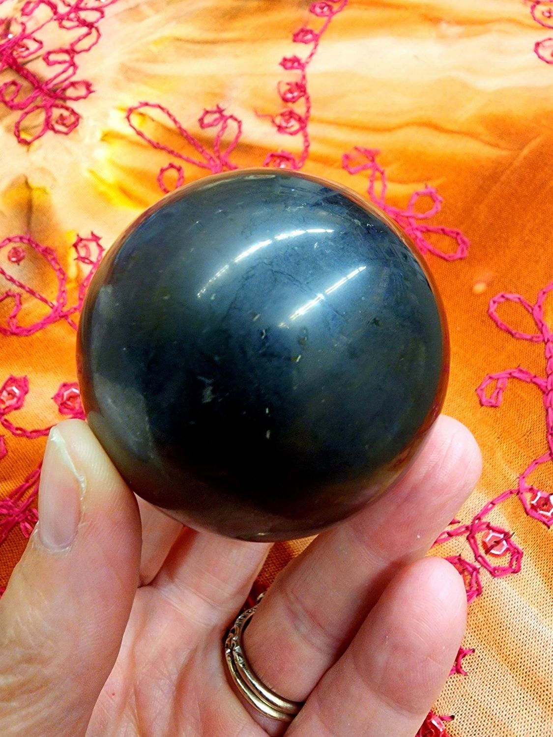 Shungite Sphere 2.25&quot;