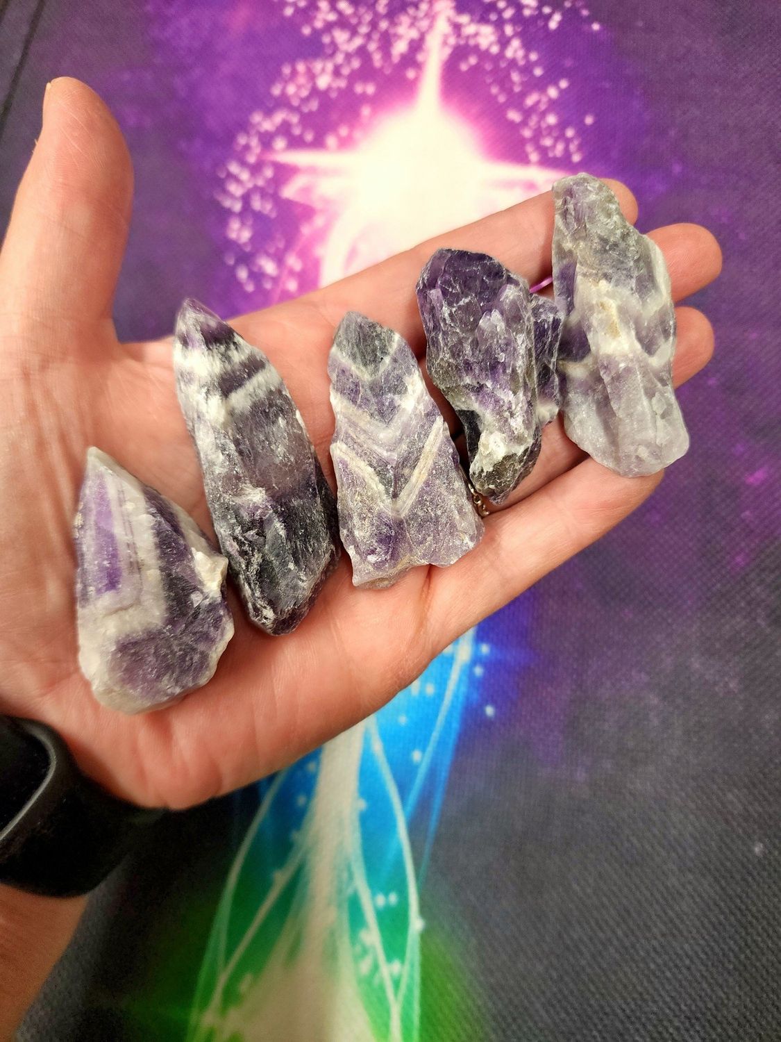 Chevron Amethyst Raw  $3