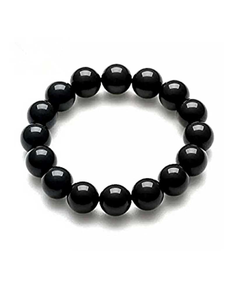 Black Tourmaline 12mm Bracelet