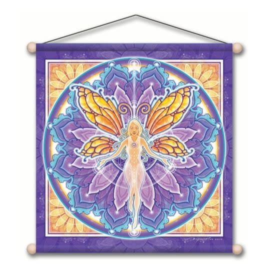 Spring Sprite Meditation Banner 15&quot;x15&quot;