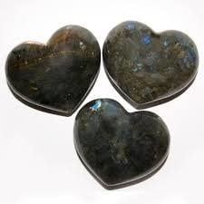 Labradorite Puffy Heart