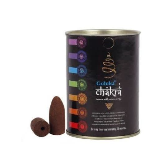 Chakra GOLOKA Backflow Incense Cones