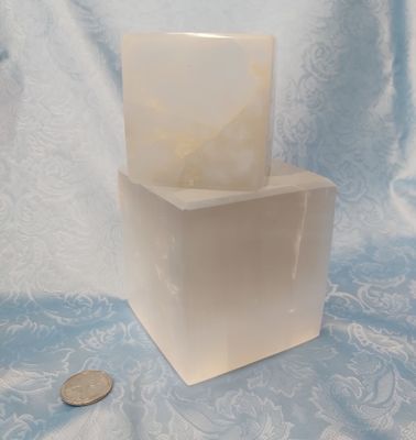 Selenite Cube 2.5&quot;x2.5&quot;