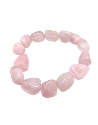 Rose Quartz Tumbled Bracelet