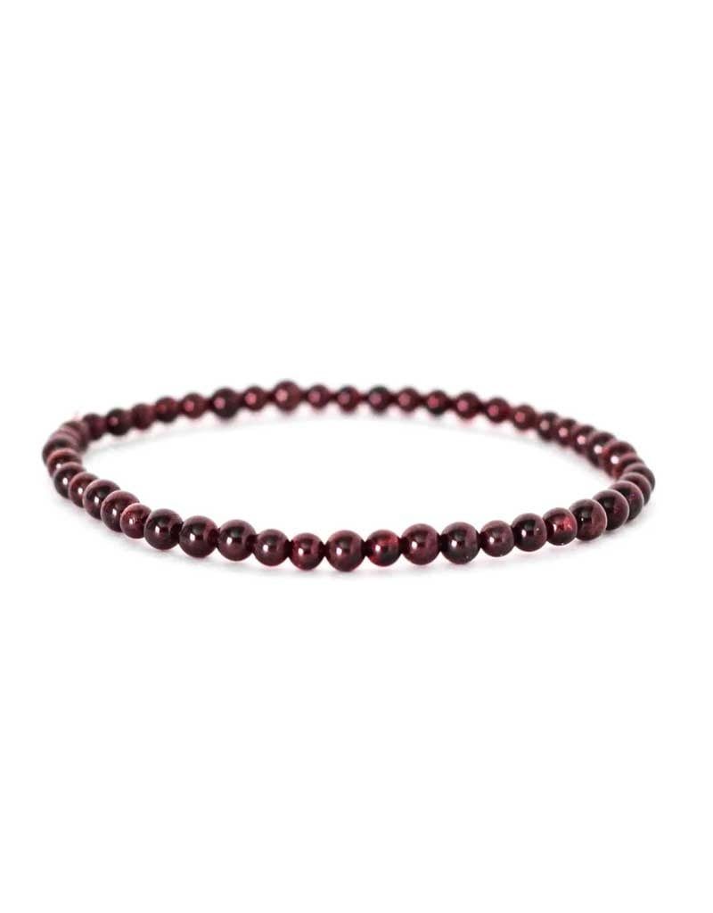 Garnet 4mm Bracelet