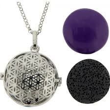 Aromatherapy Pendant-Necklace Flower of Life