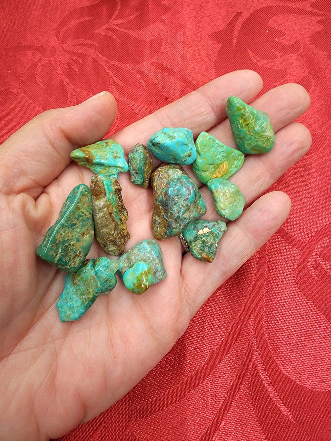 Blue-Green Turquoise Tumbled