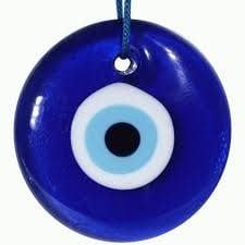 Glass Evil Eye Talisman - 2.5&quot; Dia