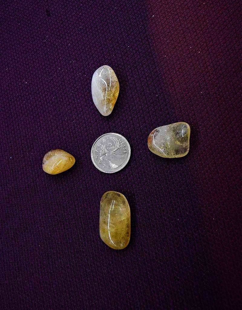 Citrine Tumbled Medium $3
