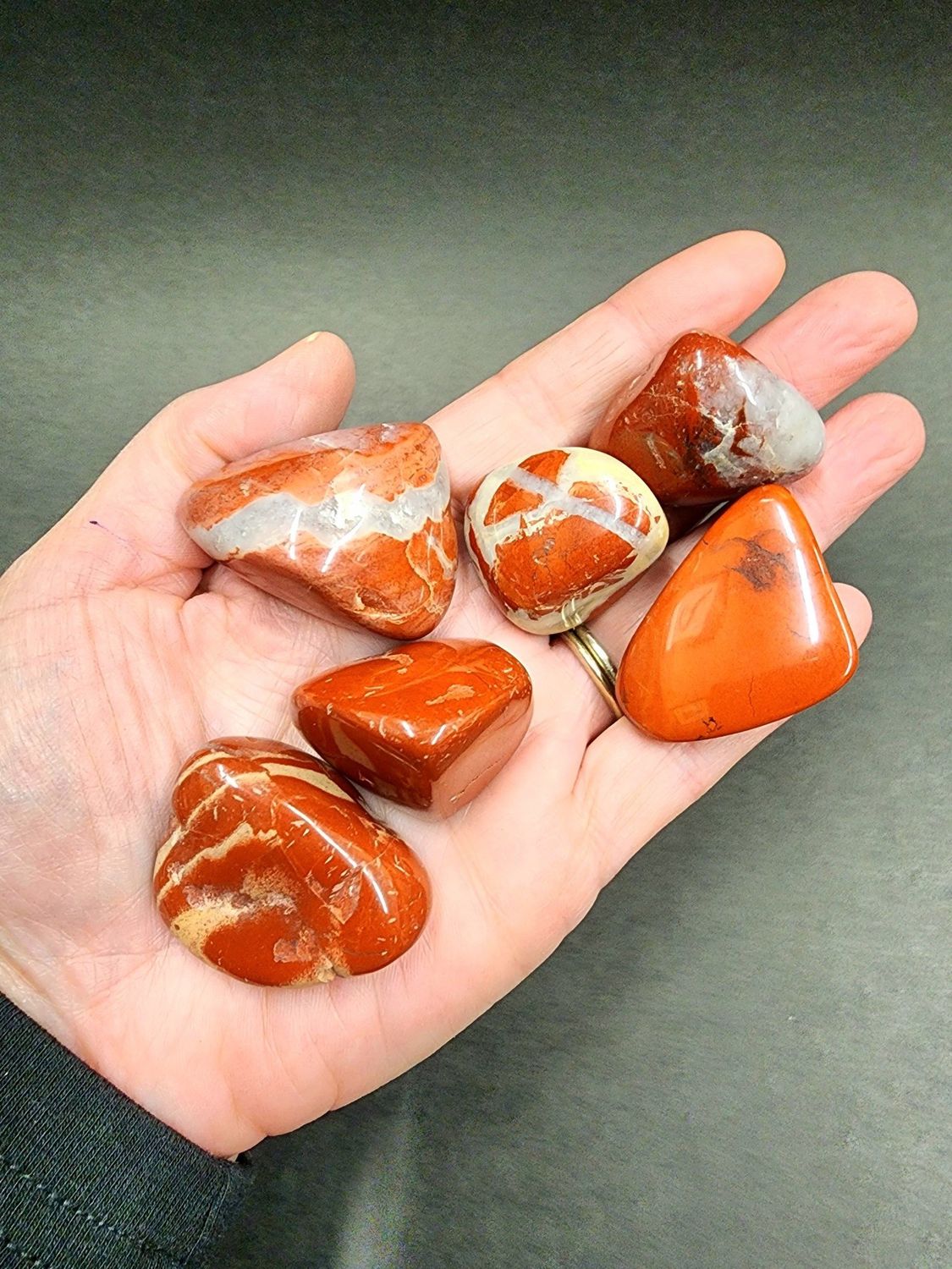 Red Jasper Tumbled Med