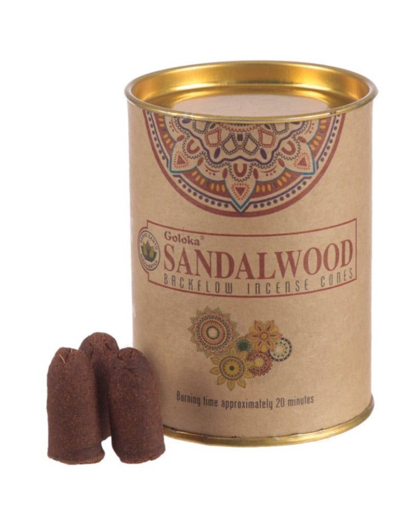 Sandalwood GOLOKA Backflow Incense Cones