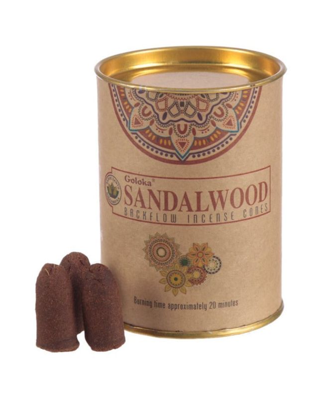 Sandalwood GOLOKA Backflow Incense Cones