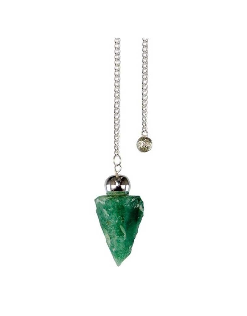 Green Aventurine Rough Pendulum