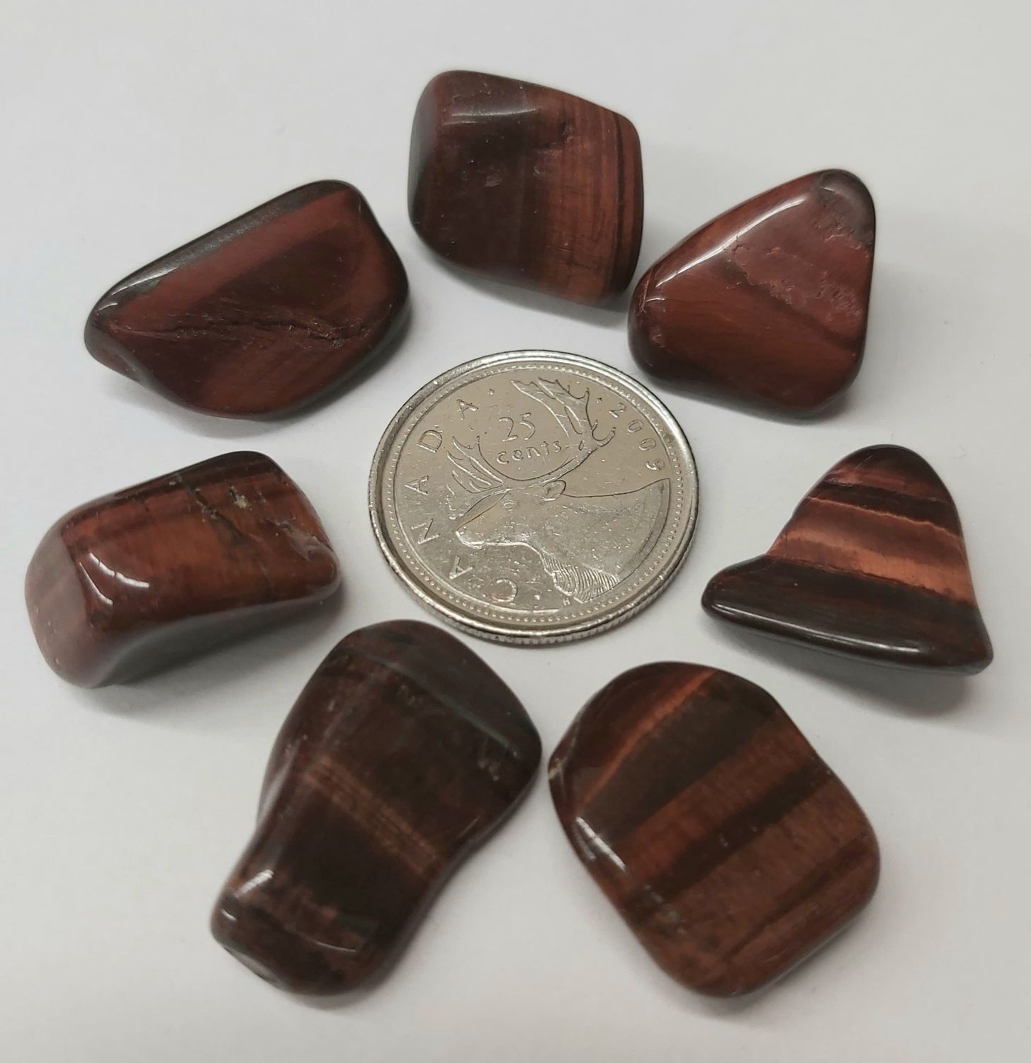 Red Tiger&#39;s Eye (Dragon Eye) Tumbled