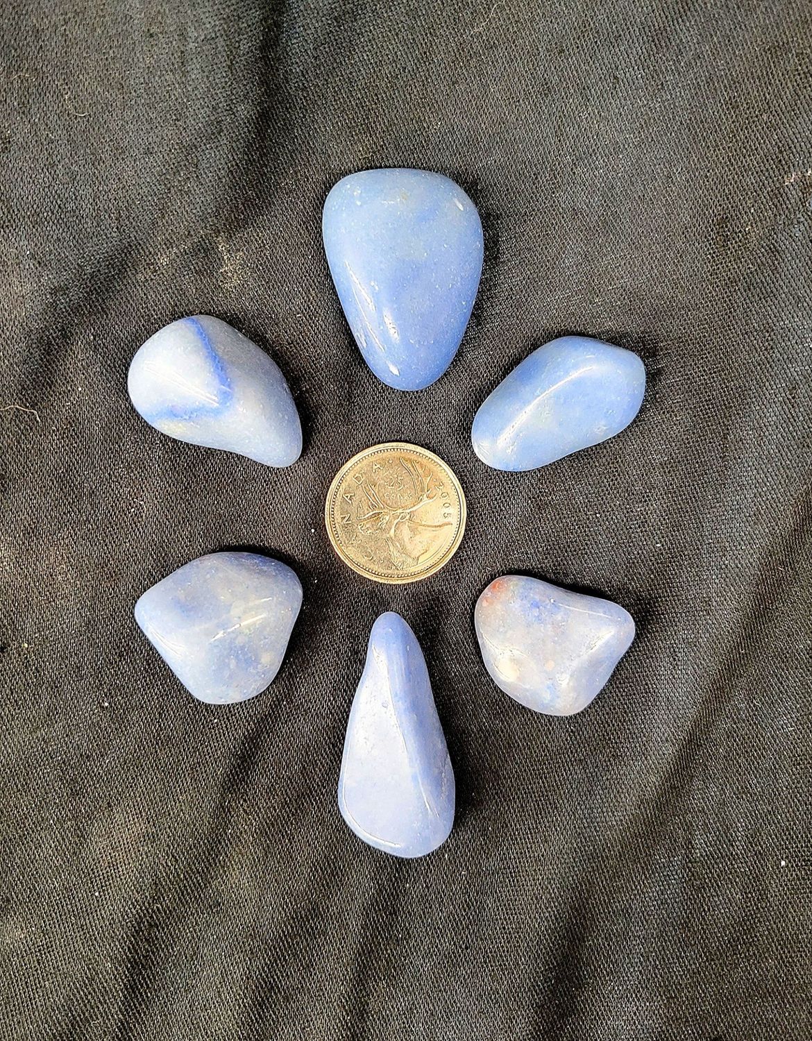 Blue Quartz Tumbled