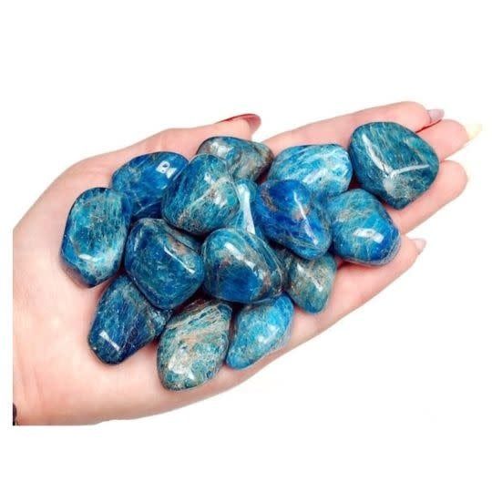 Blue Apatite Tumbled Large