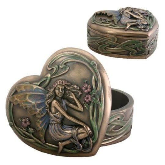 Fairy Heart Box 4&quot; x 4&quot;
