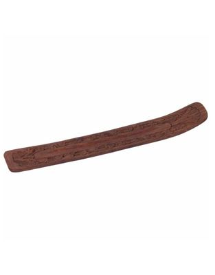Carved Wooden Flower Incense Burner