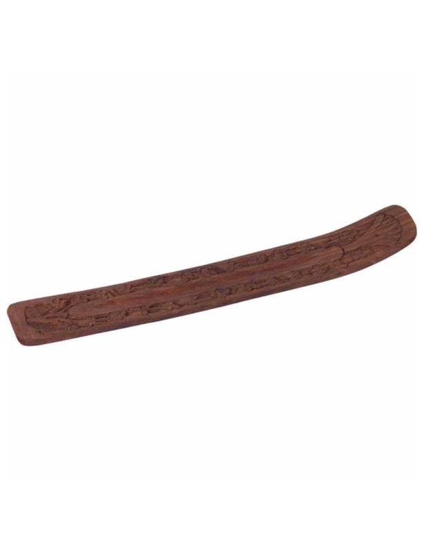 Carved Wooden Flower Incense Burner