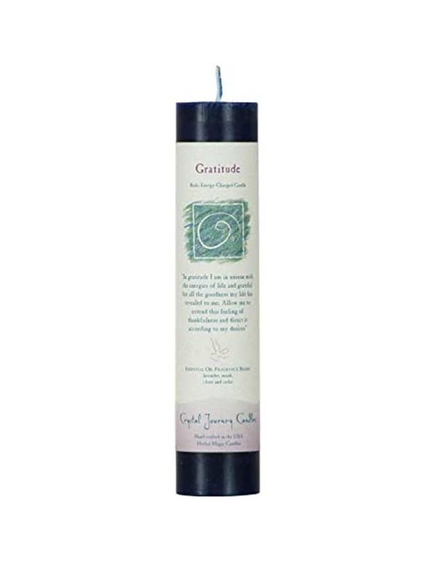 Herbal Magic Pillar Candle 7&quot; - Gratitude
