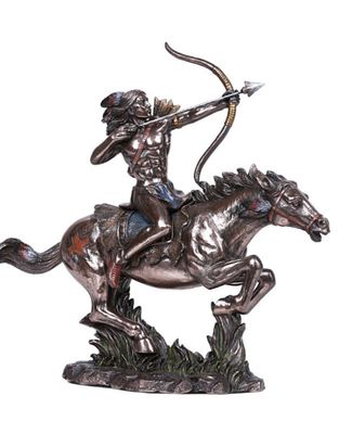 Indian Warrior On Horse