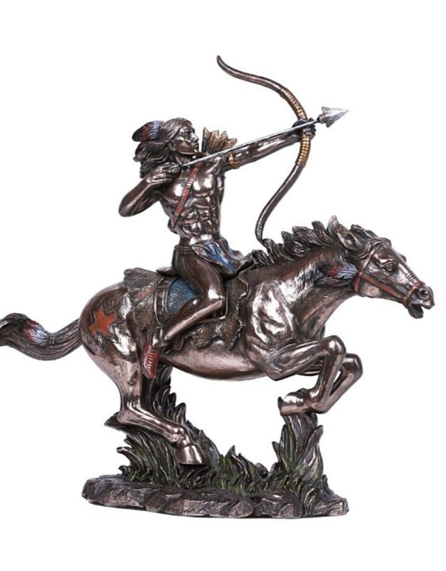 Indian Warrior On Horse