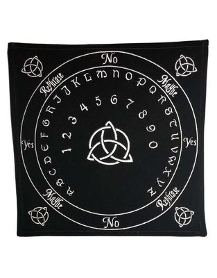 Celtic Black Pendulum Velvet Mat 12&quot; x  12&quot;