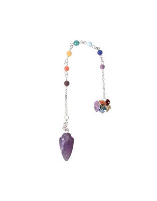 Chakra Amethyst Pendulum