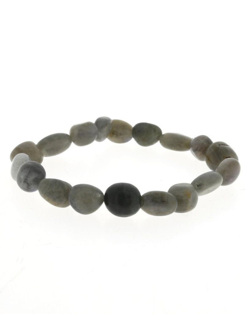 Labradorite Tumbled Bead Bracelet